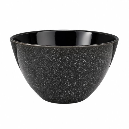 Set x 6 Bowl negro con puntos - cerámica