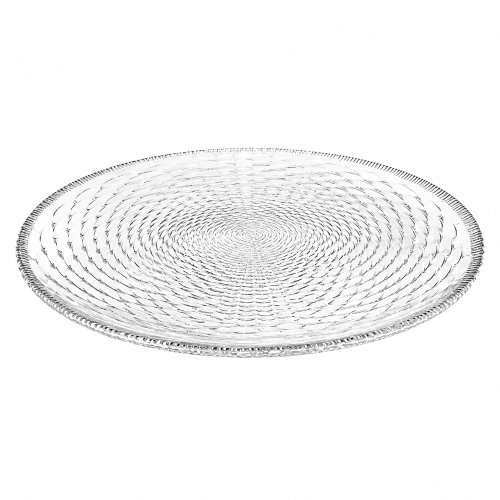 Plato de torta de vidrio trenzado 32cm