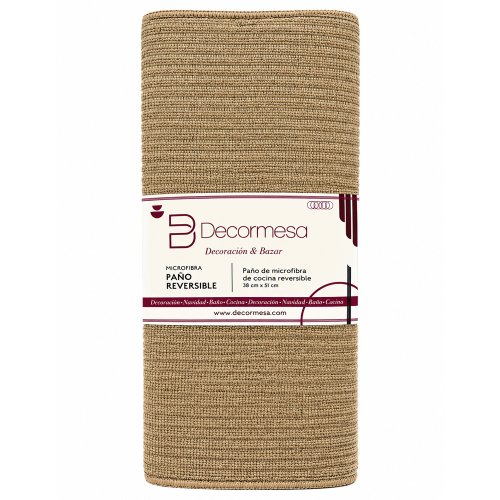 Paño secaplatos rayas finas beige 38x51cm
