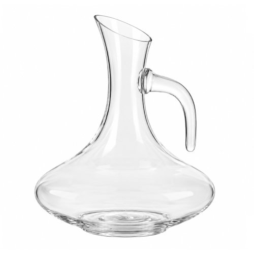 Decantador de vino cristal con asa 1600ml 20x22,5cm de vidrio