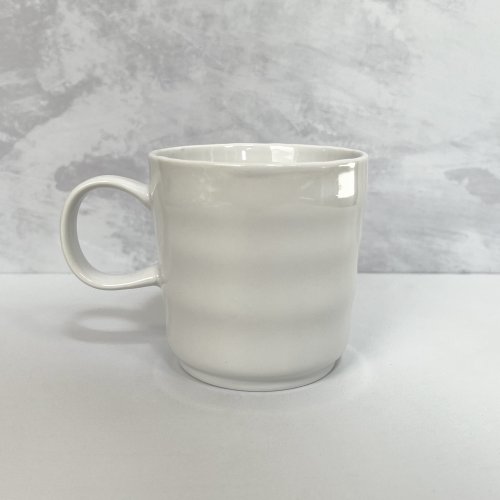 Set x12 Jarro cerámica blanco 400ml