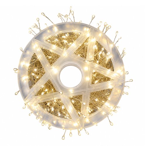 Rollo 500  luces led cálidas 15mt con control remoto