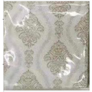 Set x6 servilletas blancas con tramado de encaje