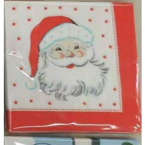 Set x6 servilletas Papá Noel con regalos